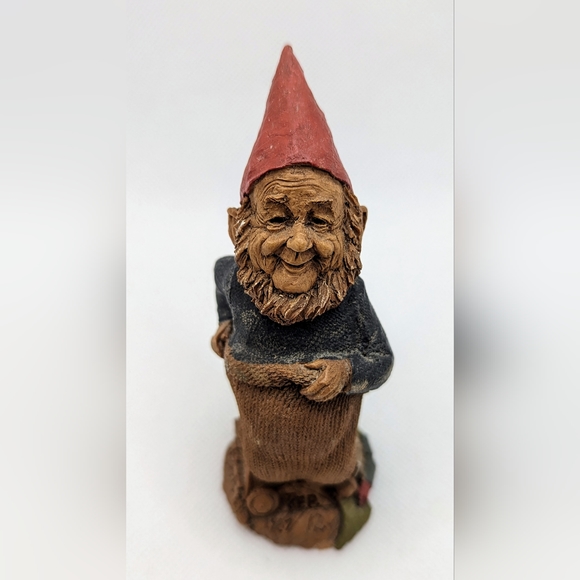 Tom Clark Vintage 1987 Wooden Gnome Figure #75 Artist Signed Sculpture - Picture 2 of 8